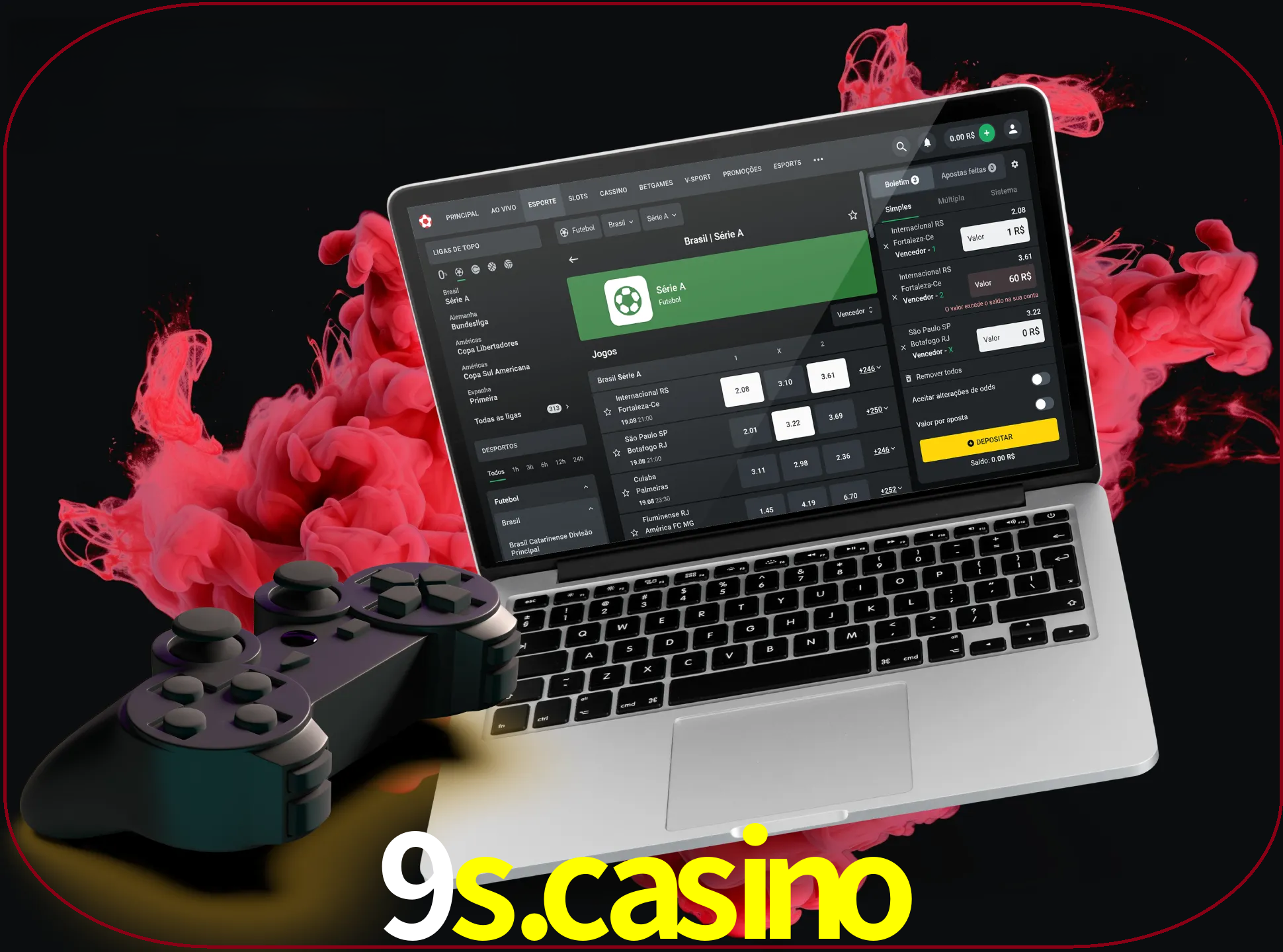 Visite a secção especial de jogos de vídeo em 9S.CASINO para descobrir em que jogos pode apostar e ganhar muito dinheiro.
